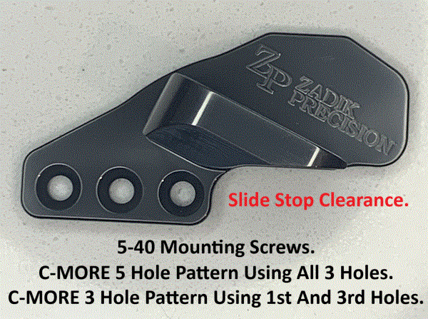 2011 Slide Stop Thumb Rest with Aggressive Stippling Plus Heavy